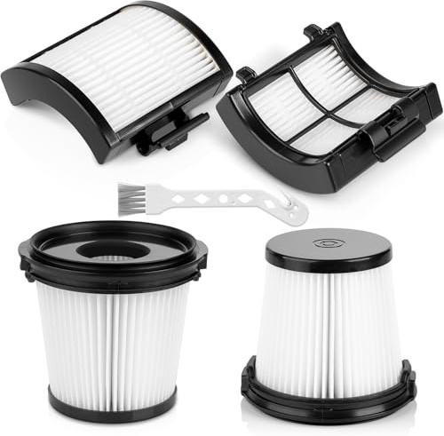 Filter for Shark Vacuum Cleaner IW1511UK IW3611UKT IW3510UK IW4621UKT | IW1511 Series for Shark Detect Pro Anti Hair Wrap Cordless Cleaner , 2 Hand Vac Pre-Motor Filter and 2 Hand Vac HEPA Filter