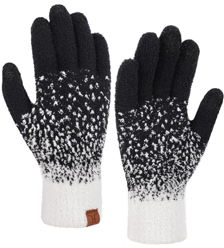 Bequemer Laden Donna Invernale Termici Touch Screen Guanti Maglia Elegante
