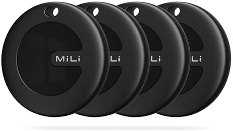 MiTag Bluetooth Tracker for Android, Works with Google Find Hub (Find My Device), Smart Tracking Tag, Item Finder for Keys, Wallet, Luggage, Pets, Bags, IP67 Waterproof (4 Packs)