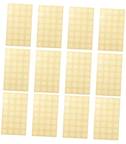 FUNNETOYU 12blätter Selbstklebende Lochverstärkungsetiketten Transparente Papierlochtaschen Zum Schutz Und Reparieren Von Dokumenten Für Ordner Scrapbooking Und Bastelprojekte