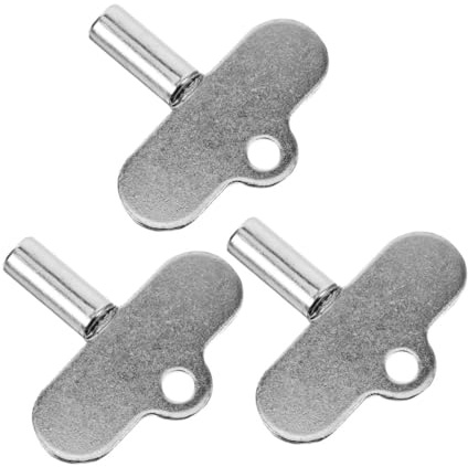 DIYEAH 3pcs Radiator Air Bleeder Valve Key Water Key for Plumbing Tools for Bleeding