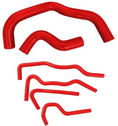 Para PAJERO Para MONTERO V31 2.4L 4G64 MR266514 MR266513 MR308514 MR308515 MR308516 MR308517 Manguera De Calefacción Del Radiador Del Refrigerante aire Manguito Intercooler(Red)