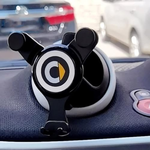 SHIFENG per Smart 453 Fortwo Forfour 2015-2021 Supporto per Montaggio sul Ventotaglio del Cruscotto dell'Auto, Supporto per Telefono Cellulare Portatile, Accessori
