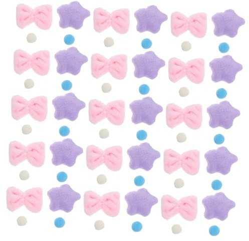 TOBBOMEY Cortina para Puerta De Habitación Infantil De Felpa Guirnalda De Bolas De Lazo Decoración DIY para Dormitorio De Niñas Cortina para Panel De Puerta