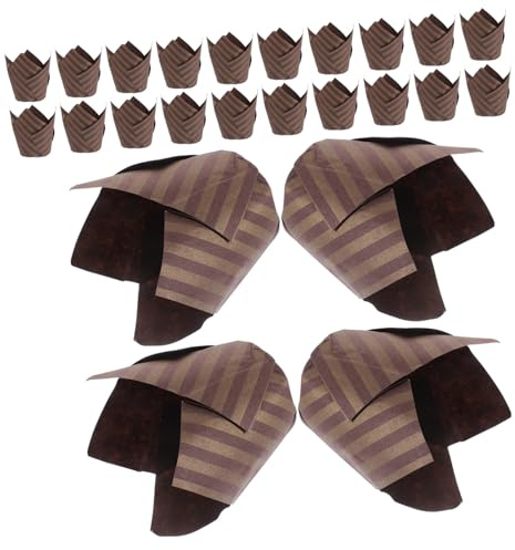 POPETPOP 250 pezzi Pirottini per Cupcake in Antigrasso Resistenti e Delicati per Matrimoni Compleanni e Feste Shower