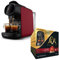 L'OR BARISTA Sublime Coffee Machine Red by Philips with L'OR Double Splendente XXL 5X10PC, Double Shot, Aluminium Coffee Capsules (Total 50 XXL Capsules) Intensity 7