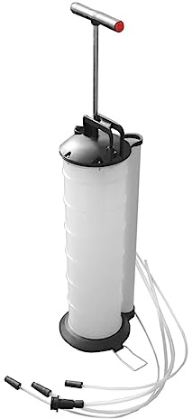 ONLISUM Pompe d'aspiration d'huile avec 4 tuyaux, Pompe d'aspiration de liquides 7L, pompe à main pour changement d'huile de moteur et autres liquides