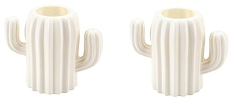 MAGICLULU 2stücke Kaktusförmiger Stifthalter Aus Hochwertigem Desktop Organizer Für Schule Und Büro Praktischer Stiftebehälter Für Ordnung Und Dekoration Beige