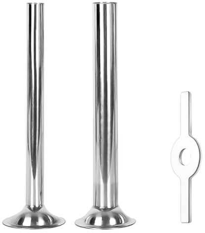 Hsthe Sea 3PCS Sausage Tubes Kit Sausage Stuffer Kit Stainless Steel Grinder Stuffer Tubes for Meat Grinder Food Grinder for Size 5 Meat Grinder