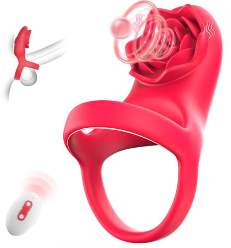 Penisring Vibrator Sex Spielzeug für die Paare Frau Männer Extrem Sex - Erotisches Sexspielzeug mit Penisringe, Paarvibrator Cockring Penis Ring Vibration für Frauen Klitoris mit 10 Vibrationsmodi