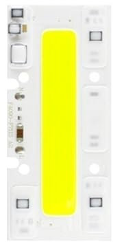 HHF Home Lighting, Pack of 10, DIY LED COB Floodlight Lamp, AC220V Smart IC Chip Beads DIY LED Floodlight Bulb(Warm White,30W)