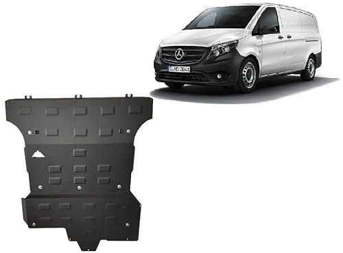 Scut Protection Protección metálica bajo motor compatible con Mercedes Vito W447, 2.2 D, 4x4 - (2014-2020)