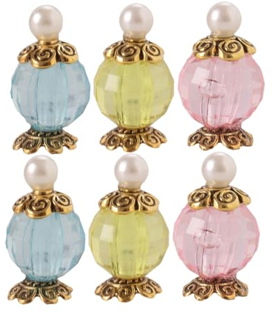 BESTonZON 6pièces Miniature Perfume Models Accessoires De Maquillage pour Maison De Poupées Décoration Scénique