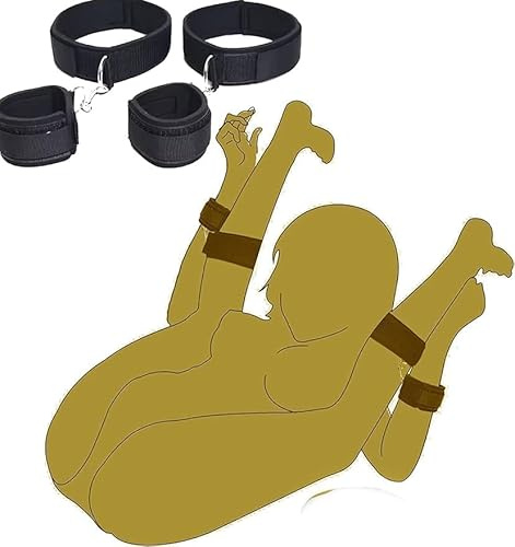 yilemeiyile şęx-tôy accessoires riutilizzabile B-D-S-M equipement Exercice Sangle Yoga Epais Ręstrạints mẹnottes šę'x ạdulte