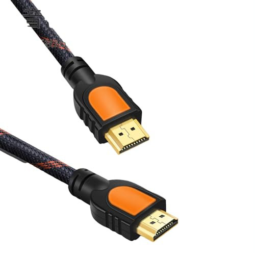 RIKYJIC Cavo HDMI 1.4 maschio a maschio ad alta definizione cavo dati per computer, TV e dispositivi audio/video (20 metri)