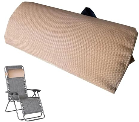 Cuscino Per La Testa Della Sedia A Sdraio - Cuscino Per La Testa Del Lettino Prendisole, Cuscino Di Supporto Per Testa E Collo Per Poltrona Reclinabile, Cuscino Regolabile In Memory Foam Con Cinghia