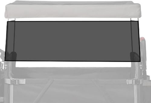 Protección solar para cochecitos – Extensión de malla elástica para protección solar | Accesorio de cesta sin obstrucción visual para viajes al aire libre