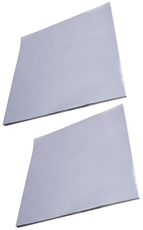SAFIGLE 2sets Household Foil Sheets Multi Function Tin Foil Paper for Baking BBQ Air Fryer Oil High Temperature Resistant Oven Liner for Chicken Wings Vegetables Steaming and 50sheets*2