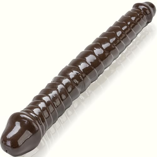 Cola de dildo para mujeres dildo realista doble largo 28,2cm ⌀3,8cm elástico e impermeable para lesbianas parejas doble penetración para mujeres juguetes sexuales FOPS D46