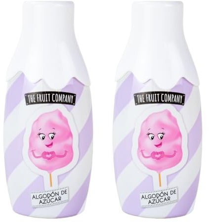The Fruit Company Eau de toilette en coton de sucre Candy Edition – Parfum gourmand – Spray vaporisateur violet – Lot de 2 x 40 ml (Arome jeunesse et durable)