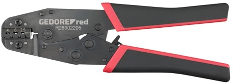 GEDORE red Crimpadora R28902205 | Crimpadora para conector solar MC4 | Para cable PV de 2,5/4/6 mm² | Herramienta de crimpado de precisión para instalación fotovoltaica