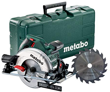 Metabo KS 55 SET 4400 RPM Sierra abrasiva Negro, Verde, Rojo, Acero inoxidable 1200 W - Sierra circular (5,5 cm, 4400 RPM, 5600 RPM, 3,9 cm, 0 - 47°, 93 dB)