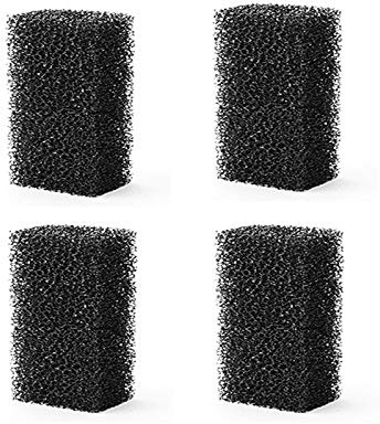 4 Pack Aquarium Filter Sponge Replacement for Aquarium Internal Filter S M | 4 Pack Aquarium Filter Sponge,Replacement,Easy to seperate,Water clean,absorbs dirty,Fish Tank Filter Cartridge,filter waste