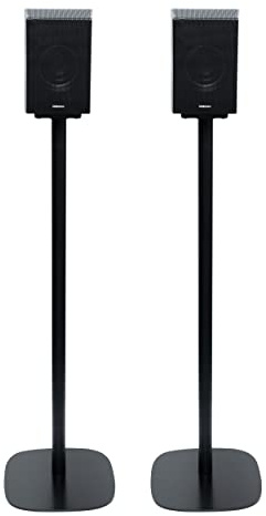 Vebos Standfuss für Samsung HW-Q995B/HW-Q990B EIN Paar (100cm) - Eleganter Lautsprecher Ständer, Boxenständer in Farbe Schwarz