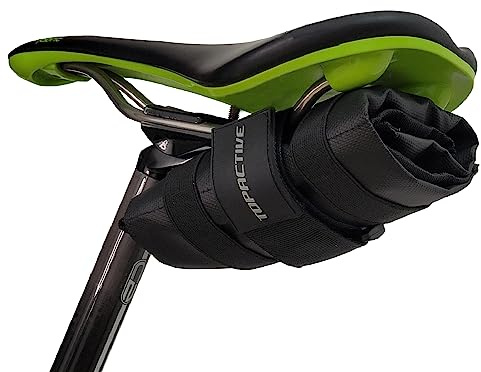Topactive Bolsa Sillin Impermeable-portaherramientas Bicicleta Carretera-Bolsa para Accesorios Ciclismo - Bolsa Sillin con Aguste Automatico