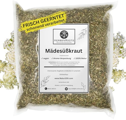 Mädesüss-Kraut 500g • Kopfschmerz-Tee• Erste Wahl • hoher Wirkstoffanteil • HerbsnRoots