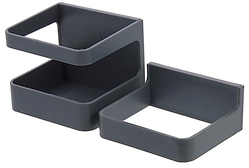 Yardenfun 2 Sets Wall Mounted Umbrella Rack Creative Storage Solution for Garden and Home Umbrella Stand with Shelf for Parasol and Regular Umbrellas Space Saving Design