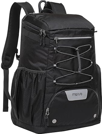 MOSISO Baseball Bat Bag, Large Capacity Baseball Backpack for Men Women, Lightweight Softball Equipment Backpack Catchers Gear Bag with Fence Hook & Shoe Compartment for Training Sports, Black