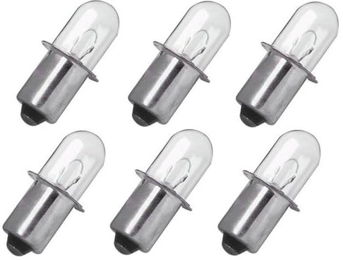 WYZBEN 18V Replacement Xenon Bulb 318-767,for Hitachi Replacement Xenon Bulbs, for Hitachi Flashlight UB18DAL, UB 18DAL 6 Pcs Replaces Part Number 318-767
