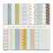 Scrapbooking-Papier mit Boho Muster, 24 Blatt Dekorpapier Decoupage Papier Block Stamperia doppelseitiges Bastelpapier für DIY Kartenherstellung, Alben, Bullet Journals, 30.5x30.5 cm