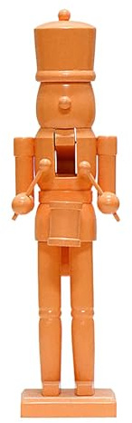 Casse-noisette - Décoration de Noël traditionnelle - Casse-noisette de Noël - Statue de casse-noisette de Noël - En bois - Minimaliste et traditionnel - Pour la maison, le salon, le livre