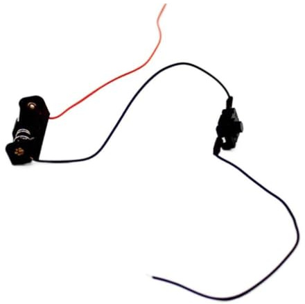 12V 23A Battery Box Self-locking Button Switch Battery Holder DIY Circuit Power Supply Assembly Part with Switch and Cable