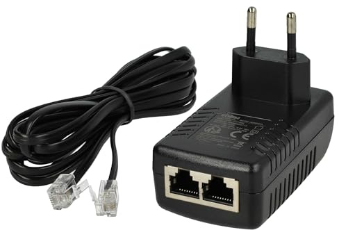 vhbw alimentatore compatibile con Siemens Unify OpenStage Phone Adapter telefono fisso, telefono di casa - 300 cm