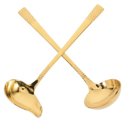 CHICAMPERA 2pezzi Cucchiaio Da Salsa Acciaio Inossidabile Con Design Innovativo Becco Anatra Per Versare e Salse Utensile Da Cucina Creativo e Funzionale Per Uso Domestico