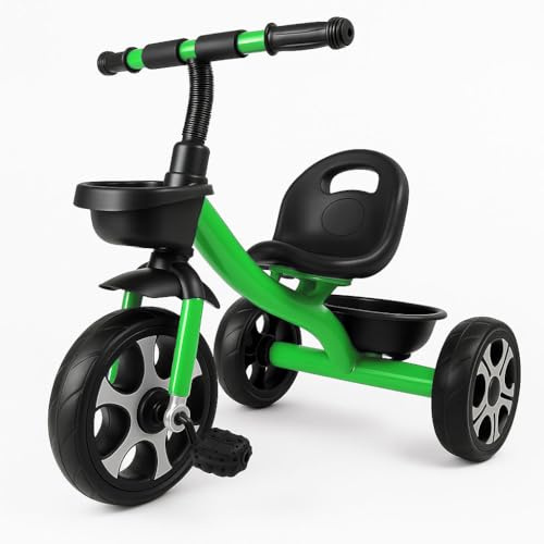For Your Little One Venture Trike – Kids Tricycle & Baby Push Bike | 18 Months–6 Years | Toddler Ride On Toy & Gift (Green)