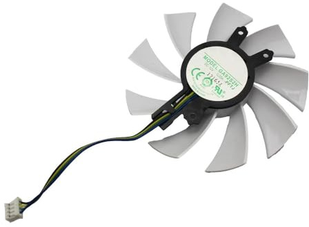ZMHYGEW Ventilateur de Refroidissement pour Carte Graphique 87 mm GA92S2H GTX 1060 1070 1070TI 1080 KFA2 pour Galaxy pour GEFORCE GTX1060 GTX1070 GTX1080 TI(Single 1pcs)