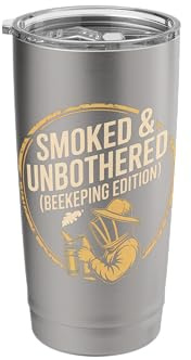 Smoked & Unbothered Beekeeping Edition Apparel Stainless Steel Insulated Tumbler