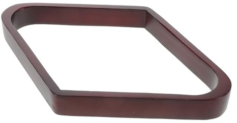 FUNOMOCYA Billardständer für 9-Ball, Diamantform, Tischzubehör | Elegantes Holzdesign, für Billardkugeln und Pooltisch, Präzise Platzierung, Clubs und Heimunterhaltung