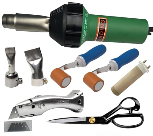 Professional 1600W Hot Air Gun PVC Heat Gun Hand Held Plastic Welder Heating Gun (B)