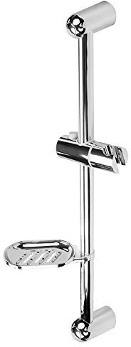 Duschstange Chrom in 3 Modellen Abstand variabel Brause-Halter-Stange Halterung Dusche Bad Badewanne (Klassic)