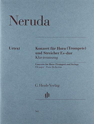 Konzert für Horn (Trompete) und Streicher Es-dur; Klavierauszug: Besetzung: Horn und Klavier (G. Henle Urtext-Ausgabe)