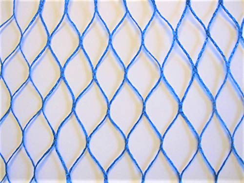 AGROFLOR Vogelschutznetz, Größe 14 x 40 m, blau, Maschenweite 30 mm, mehrjährig verwendbar