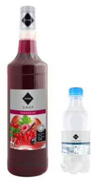 Lot Sirup Rioba & limonade:Sirup Rioba Granatapfel 1L - Rioba-limonade (12x33cl)