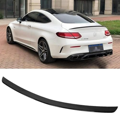 Auto Heckspoiler Flügel Lippe für Mercedes-Benz Clase C W205 C205 C250 C300 C350 Coupé De DOS Puertas 2016-2019, Auto-Spoiler Kofferraumspoiler Kratzfest Autospoiler Auto Zubehör