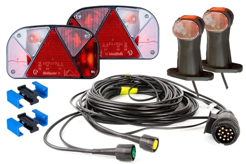 UNITRAILER Aspöck Multipoint 2 Rückleuchten & Superpoint Ii Umrissleuchten Set