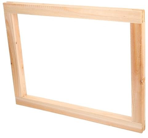 Operitacx Holzrahmen Für Siebdruck Wiederverwendbarer Druckrahmen Aus Hochwertigem Holz Für Kreative Projekte Shirts Taschen Und Stoffe